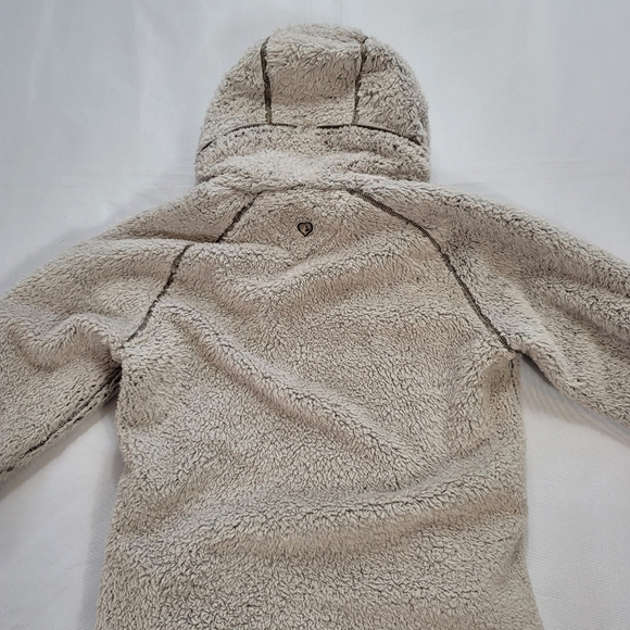 Kuhl Jacket Adult Small Beige FLIGHT Pile Fleece Packable Hood Coat Full… - Picture 11 of 12